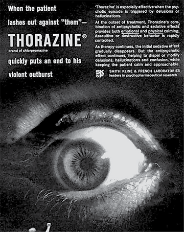 1962 Advertisement for Thorazine